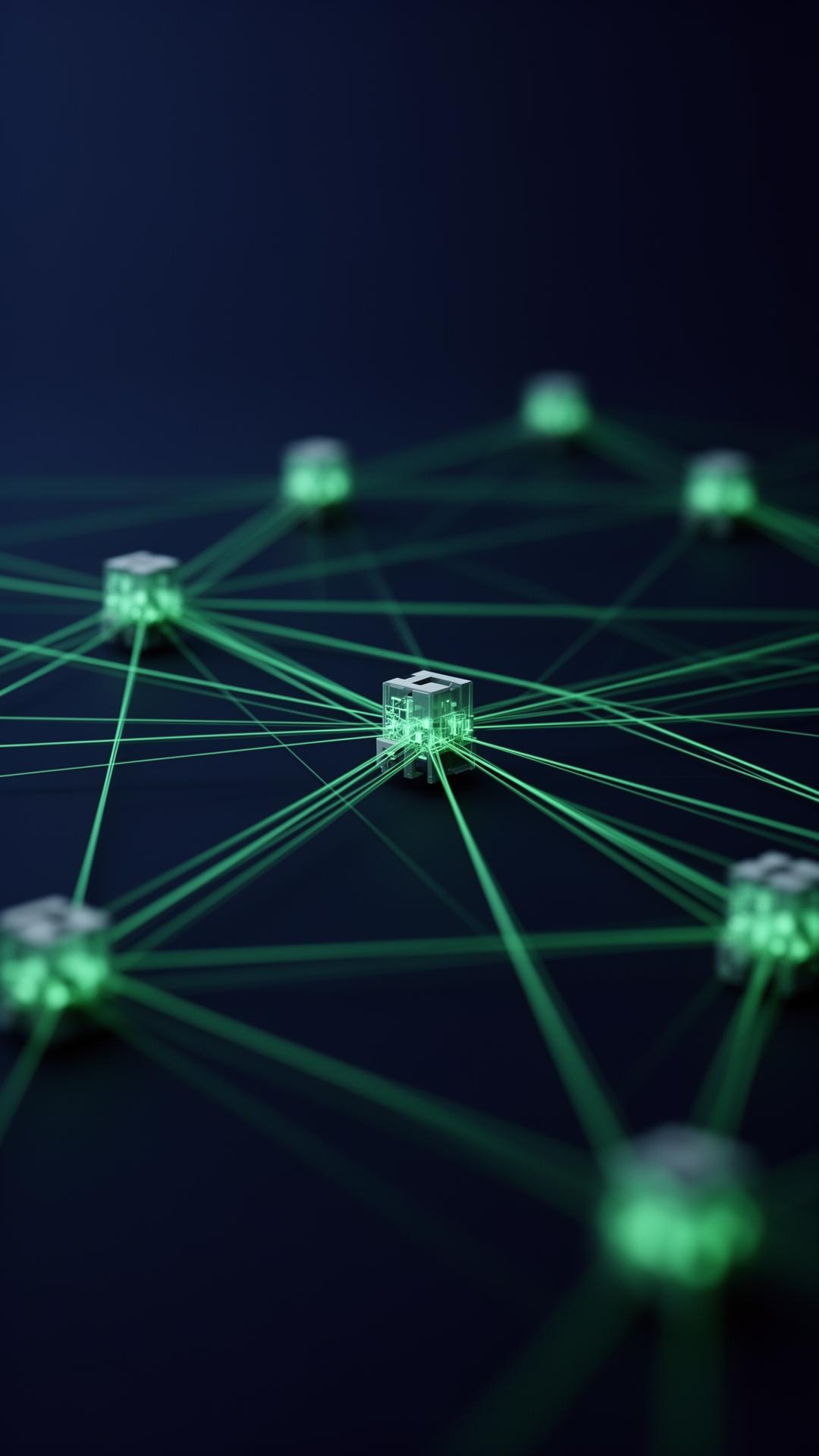 Blockchain forensic visualization showing transaction tracing